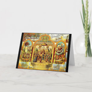 Cartão De Festividades Namorados de Carnaval - Placa