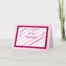 Namorados de Design de Coração Rosa Sweetheart