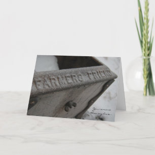 Cartão De Festividades Namorados de trator/Cartão de aniversário — Amigo