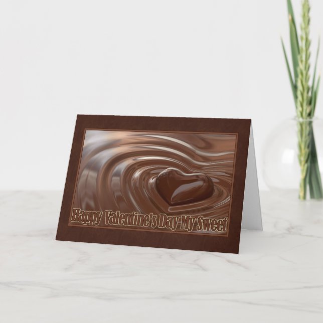 Cartão De Festividades Namorados doce (Frente)