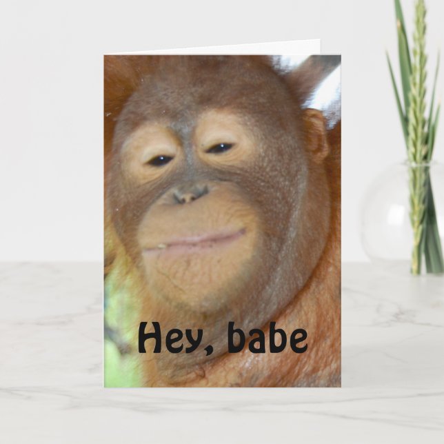 Cartão De Festividades Namorados Feliz Sorriso Bonito (Frente)