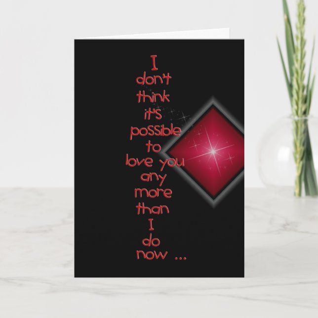 Cartão De Festividades Namorados Love (Frente)