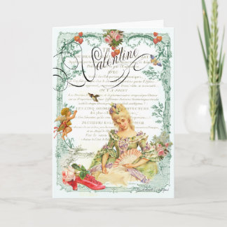 Cartão De Festividades Namorados Marie Antoinette