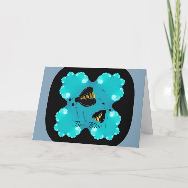 Cartão De Festividades namorados Mine 'Bee' (Frente)