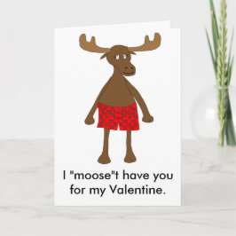 Cartão De Festividades Namorados Moose