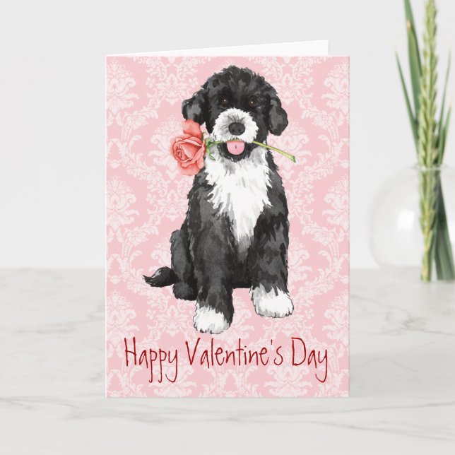 Cartão De Festividades Namorados Rosa PWD (Frente)