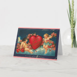 Cartão De Festividades Namorados Vitoriano Para O Meu Namorados