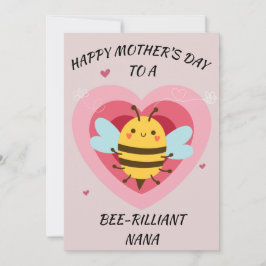 Cartão De Festividades Nana bee-riliante