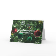 Não é sobre os presentes