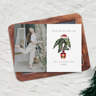 Cartão De Festividades Não Pare de Acreditar Foto de Planta de Casa de Na
