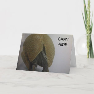 CARTÃO DE FESTIVIDADES NÃO POSSO ESCONDER QUE VOCÊ SAIU AGRADECIMENTO