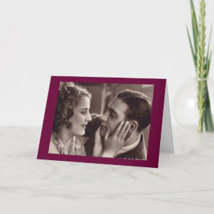 Cartão De Festividades Não posso tirar meus olhos de você Namorados