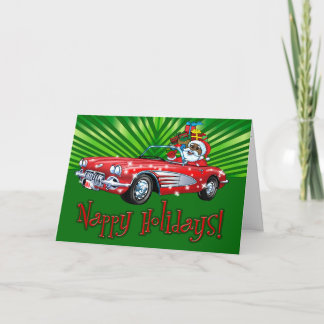 Cartão De Festividades Nappy Holidays! Holiday Card