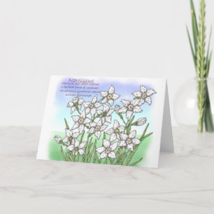 Cartão De Festividades Narciso