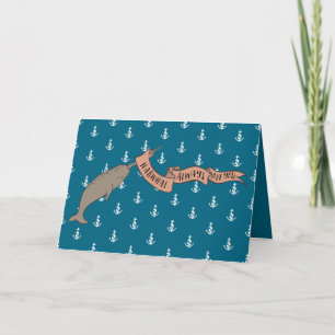 Cartão De Festividades Narwhal Always Love You Card