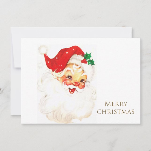 Cartão De Festividades Natais vintages (Frente)