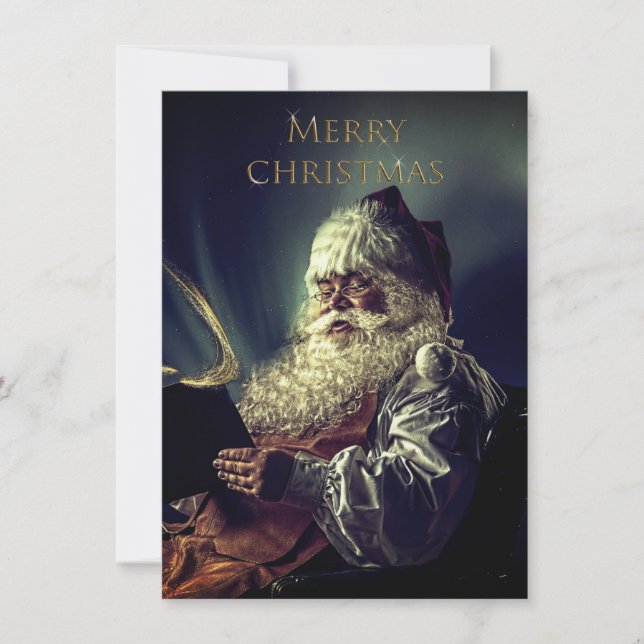 Cartão De Festividades Natais vintages (Frente)