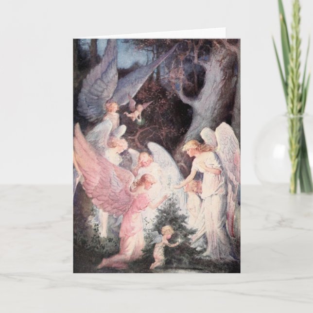 Cartão De Festividades Natais vintages (Frente)