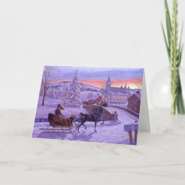 Cartão De Festividades Natais vintages antigos movidos