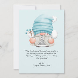 Cartão De Festividades Natais vintages de Aquarela