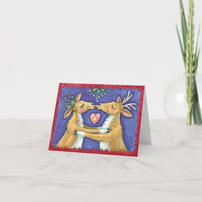 Cartão De Festividades Natais vintages Obrigado (Frente)