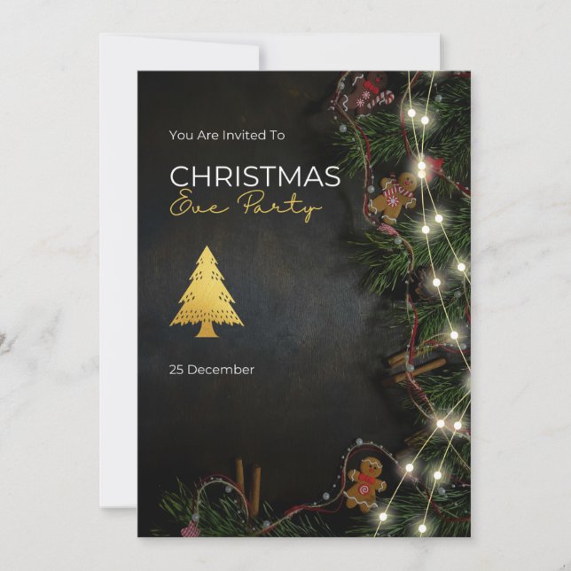 Cartão De Festividades Natal (Frente)