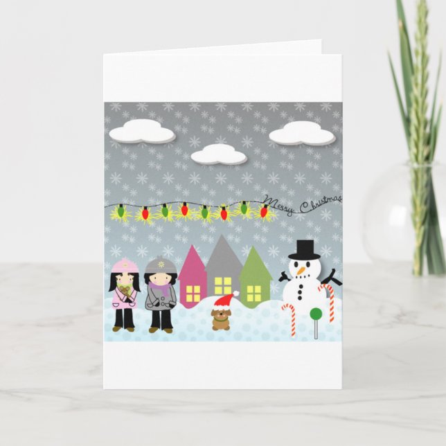 Cartão De Festividades Natal (Frente)