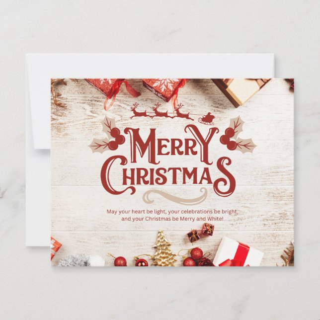 Cartão De Festividades Natal 15 (Frente)