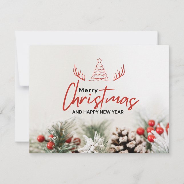 Cartão De Festividades Natal 16 (Frente)