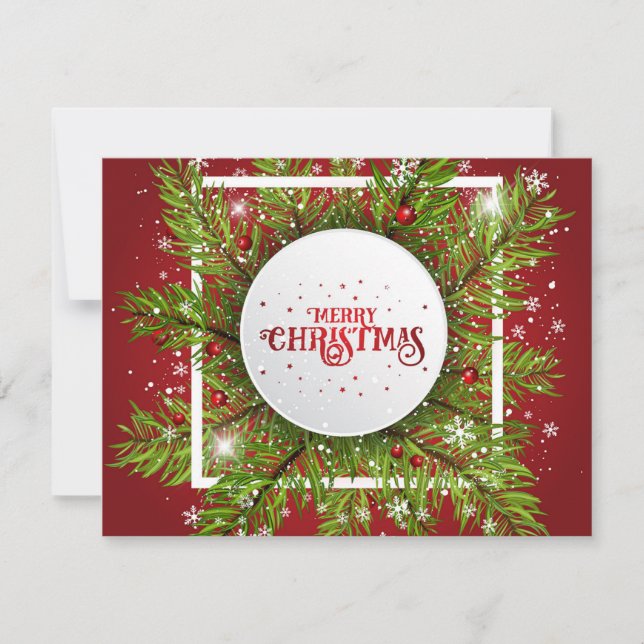 Cartão De Festividades Natal 17 (Frente)