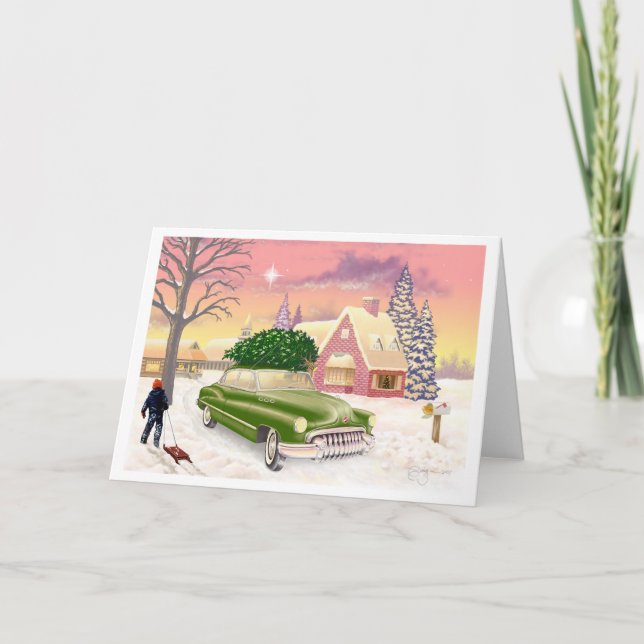 Cartão De Festividades Natal 1951 (Frente)