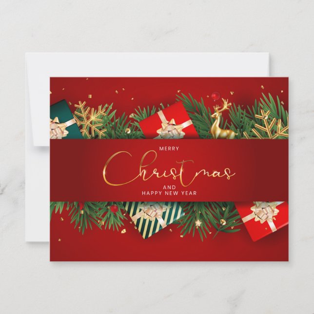 Cartão De Festividades natal 20 (Frente)