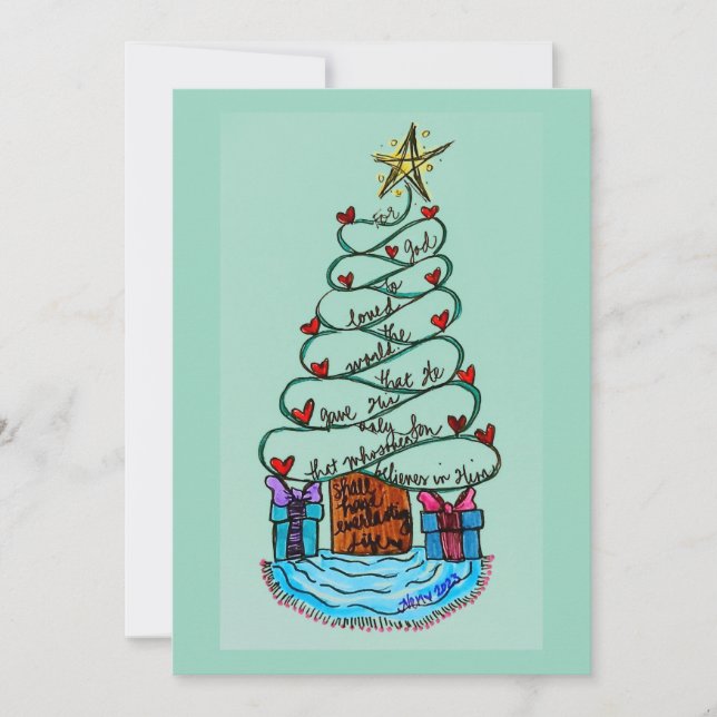 Cartão De Festividades Natal 316 (Frente)