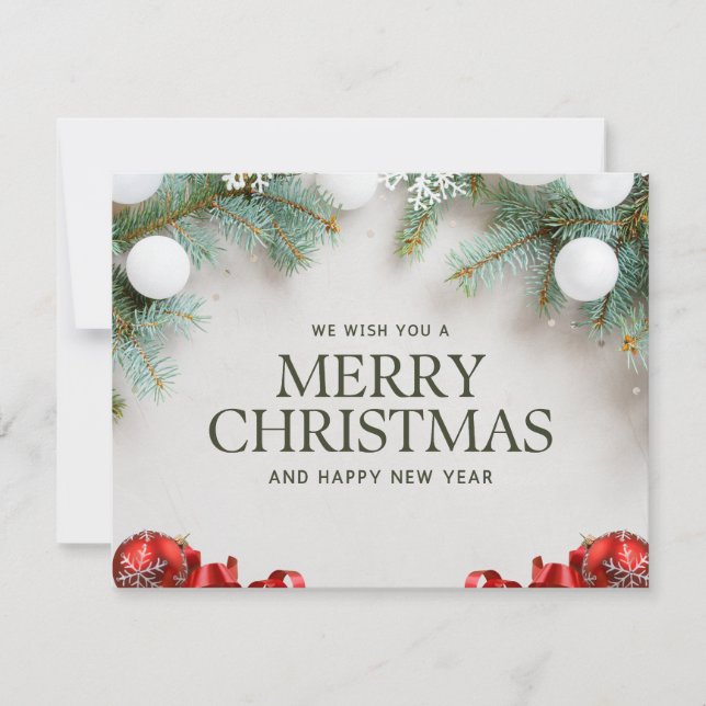 Cartão De Festividades Natal 5 (Frente)