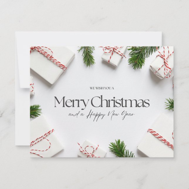 Cartão De Festividades Natal 7 (Frente)