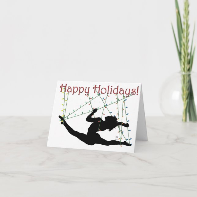 Cartão De Festividades Natal aéreo (Frente)