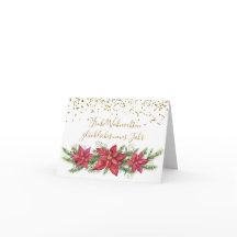 Natal alemão, Poinsettia, pinheiro, confete de our