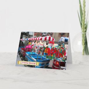 Cartão De Festividades Natal Alemão, Transporte de Natal Heidelberg