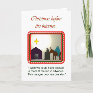 Cartão De Festividades Natal antes do Internet…