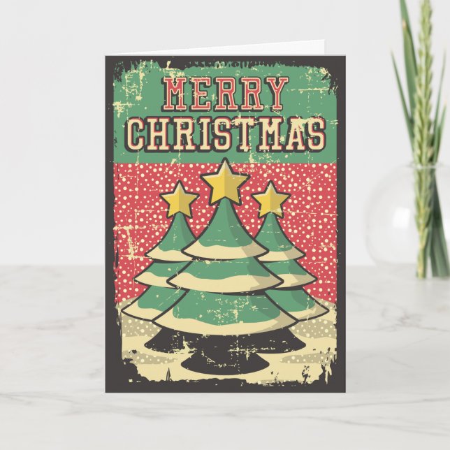 Cartão De Festividades Natal Antigo (Frente)