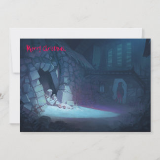 Cartão De Festividades Natal assustador