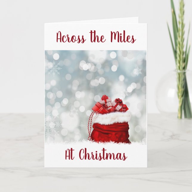 CARTÃO DE FESTIVIDADES NATAL *ATRAVÉS DOS MILHOS* (Frente)