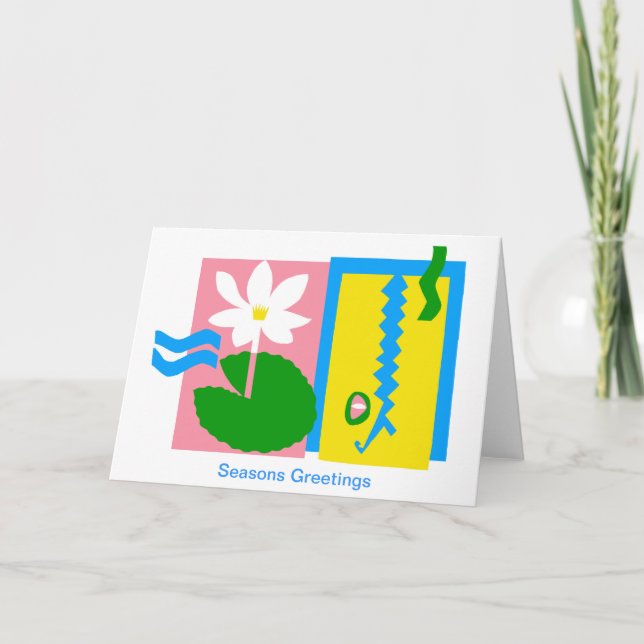 Cartão De Festividades Natal australiano - Parque Nacional KAKADU — (Frente)