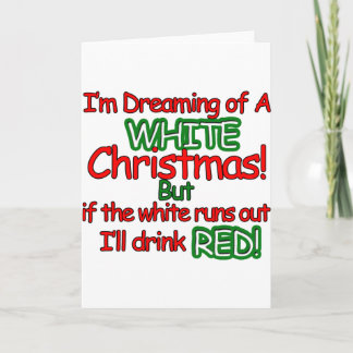 Cartão De Festividades Natal branco