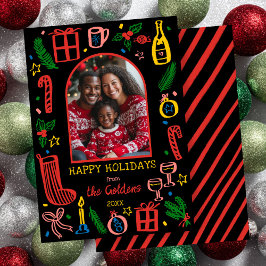 Cartão De Festividades Natal Caprichoso  Foto Arco Personalizado 