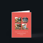 Cartão De Festividades Natal Christmas negrito moderno 4 foto simples Fer<br><div class="desc">Colorido brilhante divertido Noel Christmas tipografia 4 foto design de feriado. Vermelho,  verde,  azul-marinho,  preto e rosa disponíveis.</div>