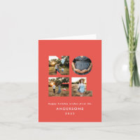 Natal Christmas negrito moderno 4 foto simples Fer