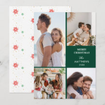 Natal Colagem de Fotos Minimalista Moderna com Qua