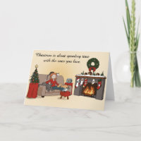Natal com amados Cartoony