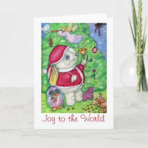 Cartão De Festividades Natal com Pookie